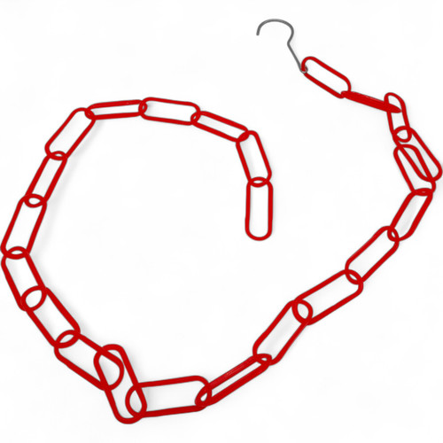 Clothing Display Set Plastic Chain Iron Hooks Market Stall Shop Hanger Rack