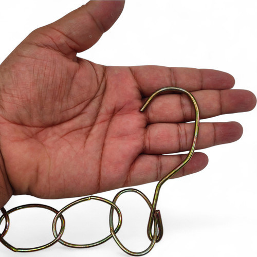 Clothing Display Set Plastic Chain Iron Hooks Market Stall Shop Hanger Rack