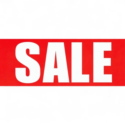 SALE Poster 120x40cm, printed product shown on a white background