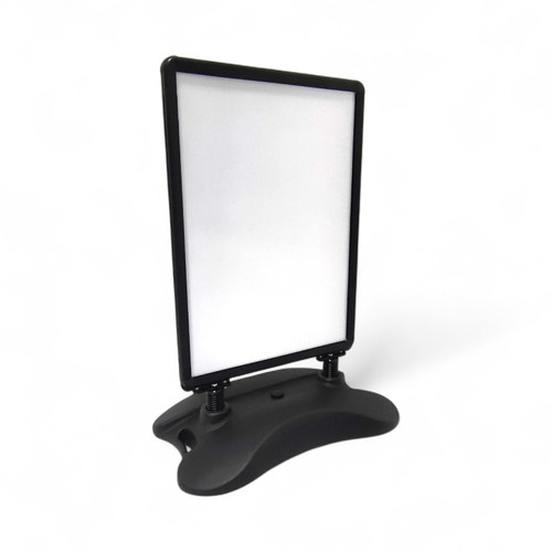 A1 Black Wind-Resistant Pavement Sign – Heavy Duty Water Base