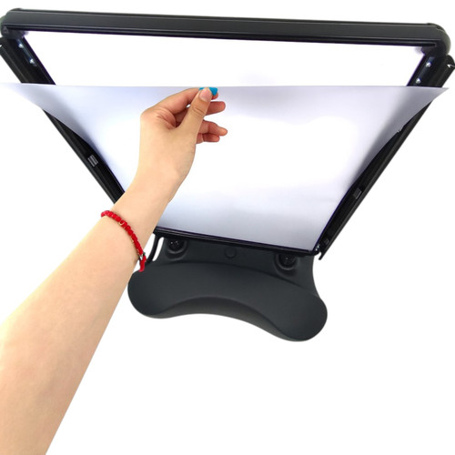 A1 Black Wind-Resistant Pavement Sign – Heavy Duty Water Base