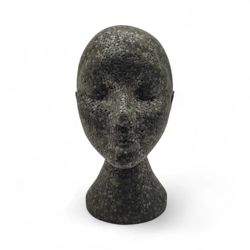 Female Mannequin Head, full-height product view on a white background
