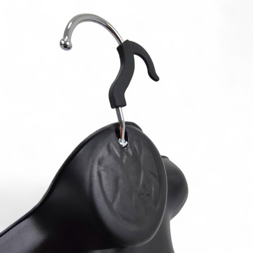 Black Female Hanging Half Body Mannequin Form 660mm Matt Plastic Display Torso