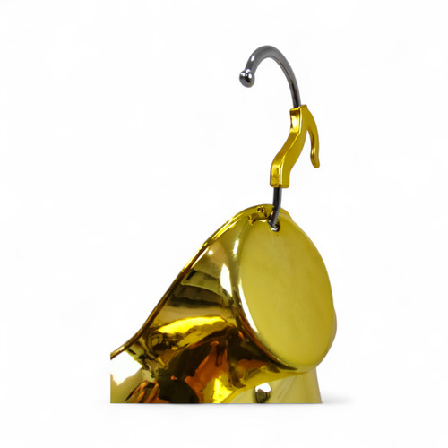 Gold Glossy Female Hanging Body Form Plastic Display Torso Mannequin
