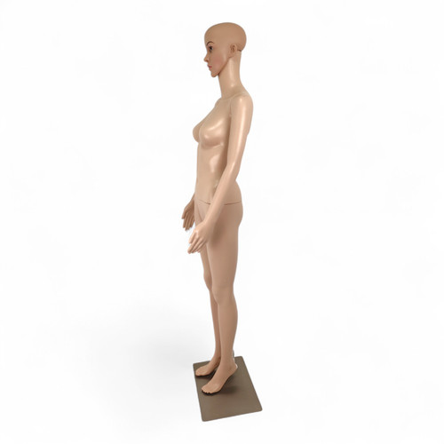 172cm Female Mannequin Full Body Display Dummy with Rotating Head & Metal Base, full-height product view on a white background, brightly lit product image