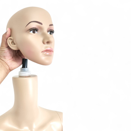 172cm Female Mannequin Full Body Display Dummy with Rotating Head & Metal Base