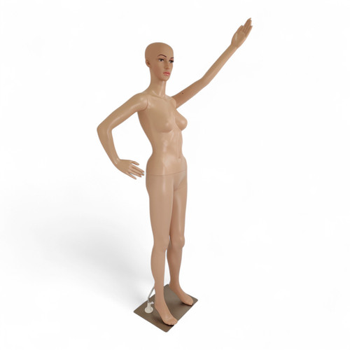 Female Mannequin F1 172cm Full Body Display Dummy Rotating Head Movable Arms