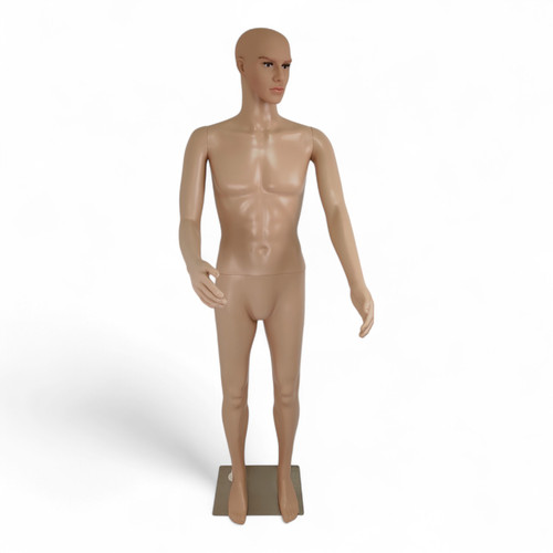 185cm Male Mannequin Full Body Display Dummy with Rotating Head & Movable Arms