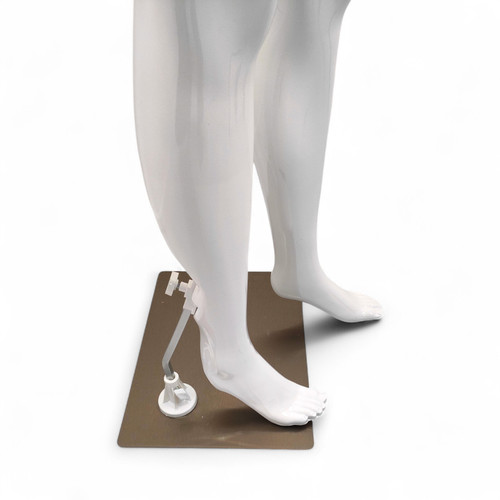 Female Faceless Display Egg Head Mannequin –Glossy White Sleek Retail Showcase