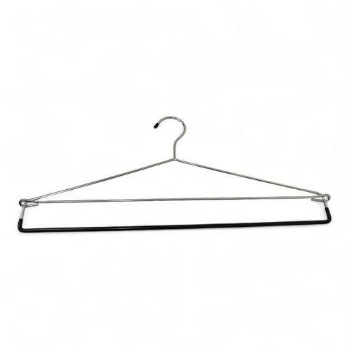 Heavy Duty Chrome Plated Adjustable Blanket Hanger with Black Non-Slip Coating