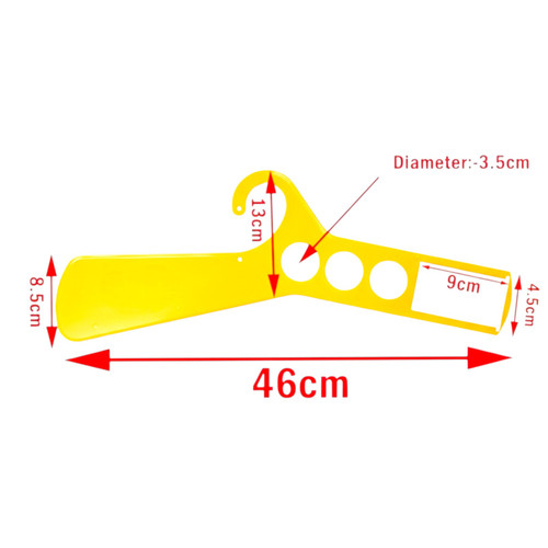 Durable Plastic Warehouse Hangers with Divider Cards for Stock Organization