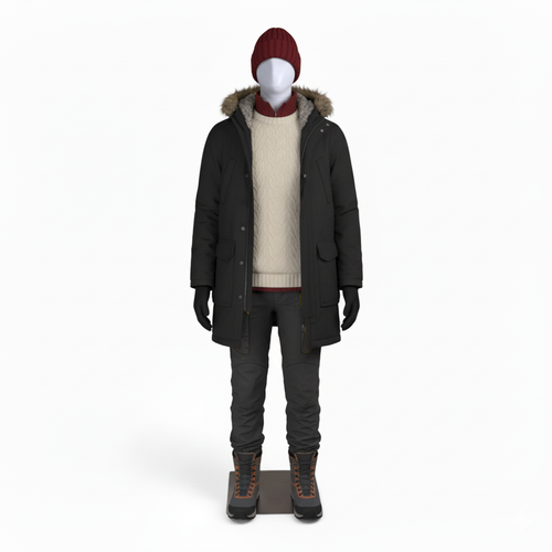 Male Mannequin Matt White Plastic Display with Rotating Head and Metal Stand, full-height product view on a white background, gallery image 7 of 15