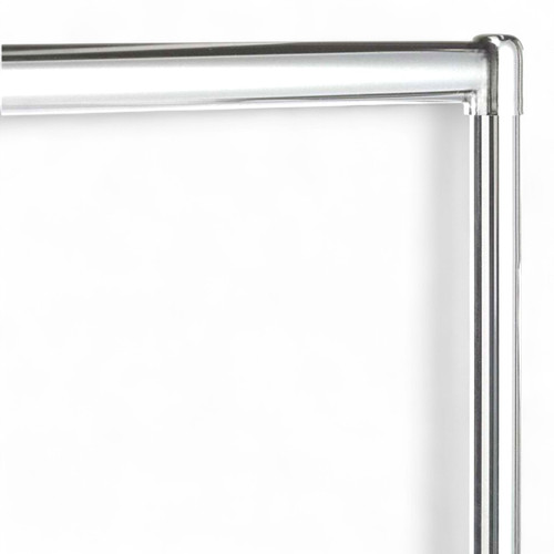 Chrome Heavy-Duty Clothes Rail, product shown against a coloured background, balanced, centred square layout