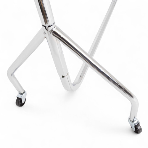 Chrome Heavy-Duty Clothes Rail, close product view on a white background