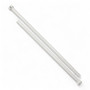 White Centre Bar for Heavy-Duty Clothes Rail, close product view on a white background