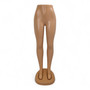 Voluptuous Brazilian Female Leg Mannequin for Fashion Display, full-height product view on a white background