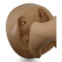 Voluptuous Brazilian Female Leg Mannequin for Fashion Display, close product view on a white background