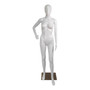 White Matt Female Faceless Display Egg Head Mannequin – Sleek Retail Showcase