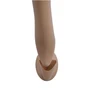 Female 73cm Light Skin Tone Plastic Leg Mannequin Legstock, full-height product view on a white background, full-height product photograph
