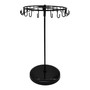 Rotating Jewellery Holder Stand (23 Hooks) | 34.8x20.5cm Metal Spinning Rack, full-height product view on a white background, balanced, centred square layout
