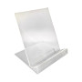 Acrylic iPad Tablet Stand – Universal Desktop Holder for Office and Home, balanced, centred square layout
