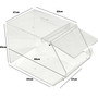 Pick N Mix Sweet Acrylic Dispenser Bin, close product view on a white background, tight, centred square layout