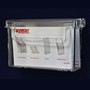 Taymar Clear Outdoor Brochure Holders with Lid, product shown against a dark background