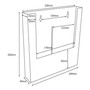Clear Wall-Mounted Leaflet Holders, close product view on a white background, gallery image 7 of 8