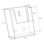 Clear Wall-Mounted Leaflet Holders – A4 A5 A6 DL Portrait Acrylic Display Stands