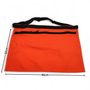 Market Stall Money Belt Waist Pouch, dimension guide on a white background