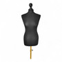 Female Display Bust Tailors Dummy, base detail on a white background, balanced, centred square layout
