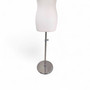 Female Display Bust Tailors Dummy–Adjustable Height,Cream Torso with Chrome Base