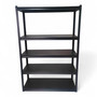 Heavy-Duty Boltless Steel Shelving Unit, Powder-Coated, Adjustable 5-Tier Rack, close product view on a white background, evenly lit product image