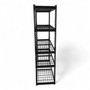 Heavy-Duty Wire Metal Shelving Unit, Adjustable 5-Tier Storage Rack, full-height product view on a white background, balanced, right-balanced square layout