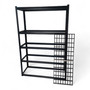 Heavy-Duty Wire Metal Shelving Unit, Adjustable 5-Tier Storage Rack, close product view on a white background, gallery image 15 of 25