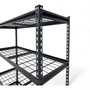 Heavy-Duty Wire Metal Shelving Unit, Adjustable 5-Tier Storage Rack, close product view against a light background