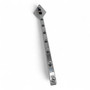 7 Ball Sloping Wall-Fix Display Arm Chrome Steel Space-Saving Rail, full-height product view on a white background