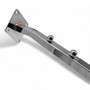 7 Ball Sloping Wall-Fix Display Arm Chrome Steel Space-Saving Rail, close product view on a white background, tight, centred square layout