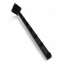 8 Ball Straight Wall-Fix Display Arm Black Steel Space-Saving Rail, full-height product view on a white background