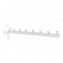 8 Ball Straight Wall-Fix Display Arm White Steel Space-Saving Rail