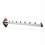8 Ball Straight Wall-Fix Display Arm Chrome Steel Space-Saving Rail, product shown on a white background
