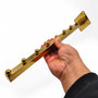 8 Ball Straight Wall-Fix Display Arm Golden Steel Space-Saving Rail, product shown against a coloured background