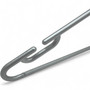Silver Grey Heavy Duty 41.5cm Plastic Hangers with Trouser Bar and Shoulder Notches