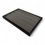 Dark Wood Anthracite Suede Earring Display Tray 35×24×2.5cm, 100 Notches, product shown on a white background, gallery image 5 of 9