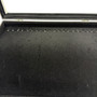 Black Leatherette Glass-Lid Jewelry Box for Chains and Bracelets Storage
