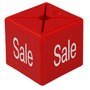 Pack of 50 Sale Promo Hanger Size Cubes – Color-Coded Retail Markers