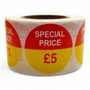 Roll of 500 Special Price Self-Adhesive Stickers, printed product shown on a white background, gallery image 8 of 14