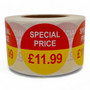 Roll of 500 Special Price Self-Adhesive Stickers, printed product shown on a white background, gallery image 17 of 17