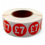 Roll of 1000 Red Price Stickers, printed product shown on a white background, gallery image 7 of 12