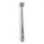 40cm Heavy Duty Chrome Straight Ball-End Arm for 25mm Market Stall Frames, product shown on a white background, full-height product photograph